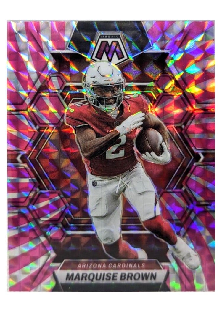 2023 Panini Mosaic Base Set Marquise Brown #3 card
