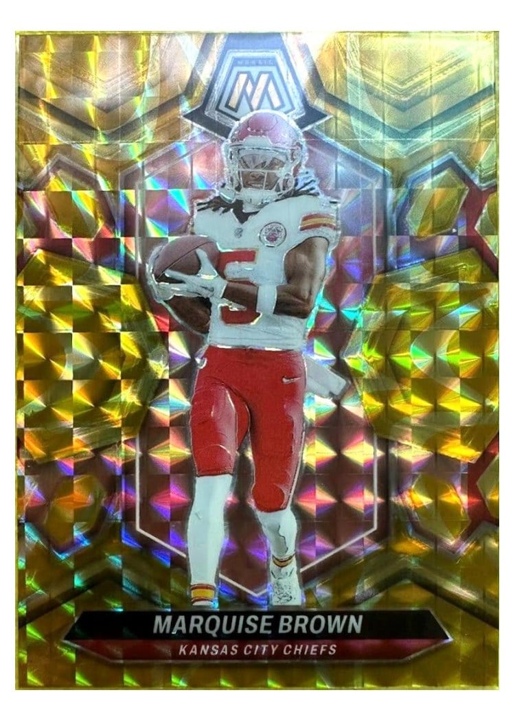 2024 Panini Mosaic Base Set Marquise Brown #109 card
