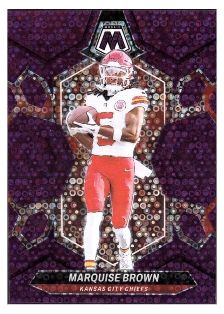 2024 Panini Mosaic Base Set Marquise Brown #109 card