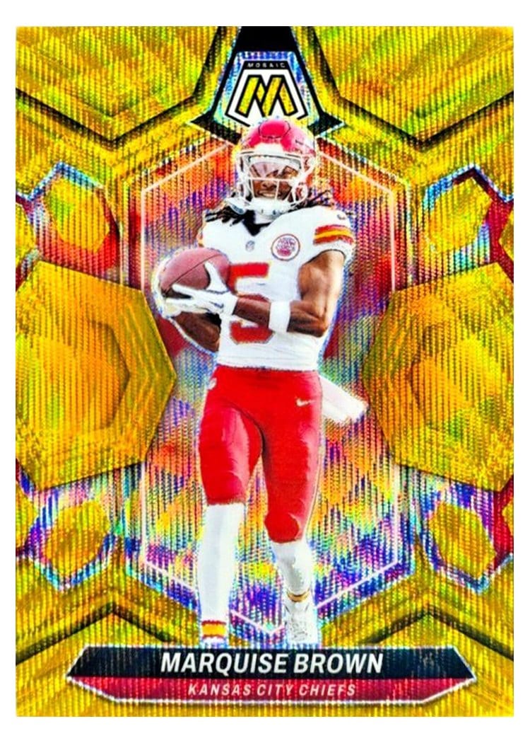 2024 Panini Mosaic Base Set Marquise Brown #109 card
