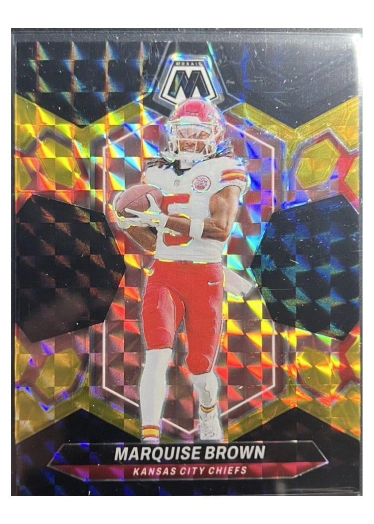2024 Panini Mosaic Base Set Marquise Brown #109 card