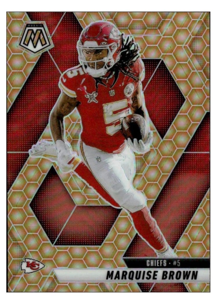 2025 Panini Mosaic Base Set Marquise Brown #73 card