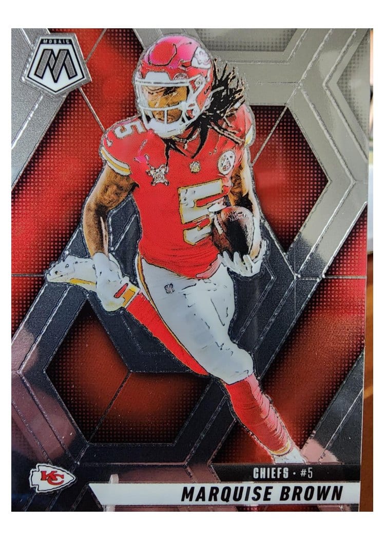 2025 Panini Mosaic Base Set Marquise Brown #73 card