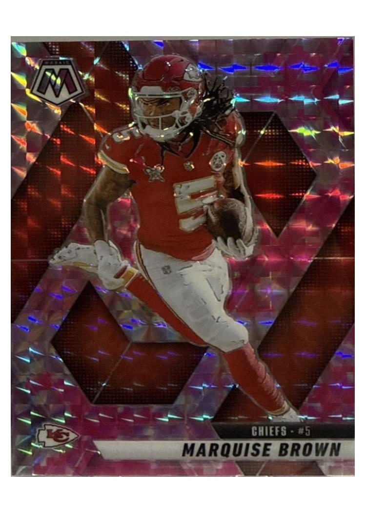 2025 Panini Mosaic Base Set Marquise Brown #73 card