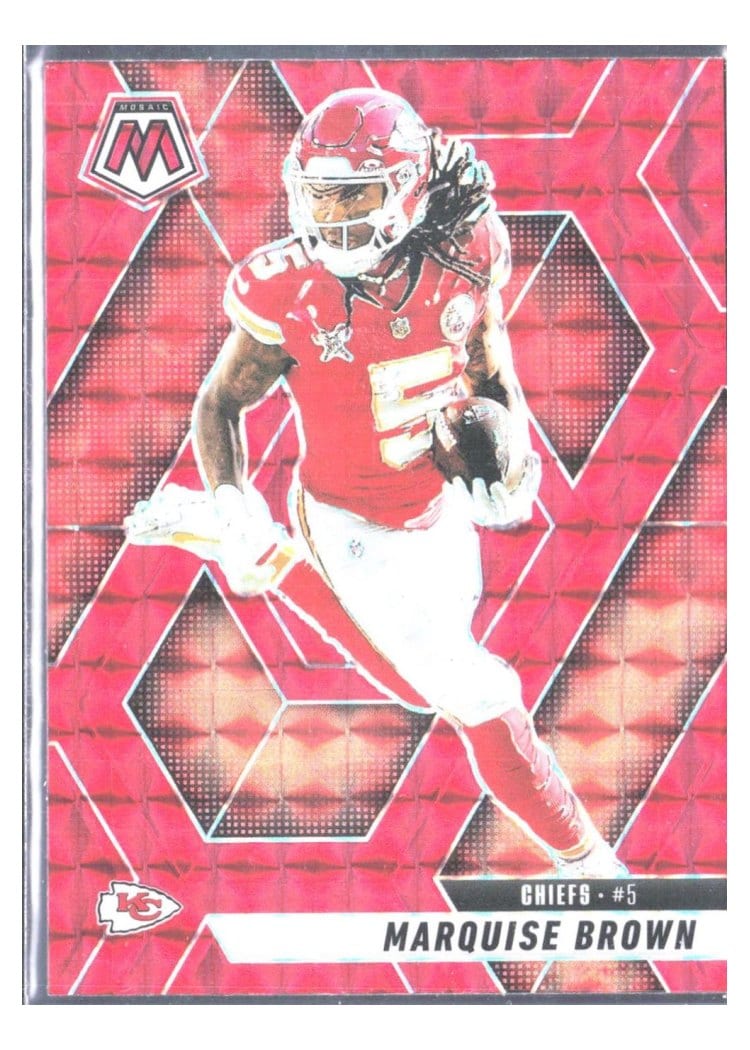2025 Panini Mosaic Base Set Marquise Brown #73 card