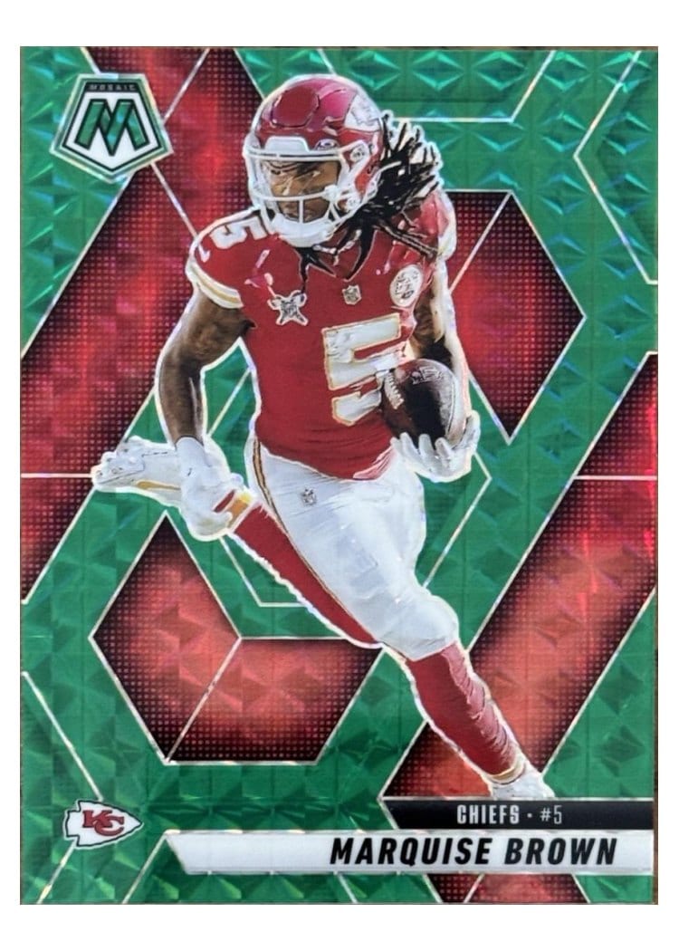 2025 Panini Mosaic Base Set Marquise Brown #73 card