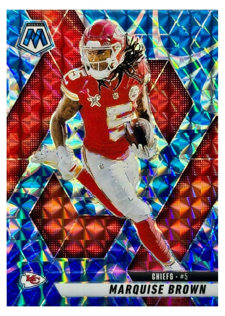2025 Panini Mosaic Base Set Marquise Brown #73 card