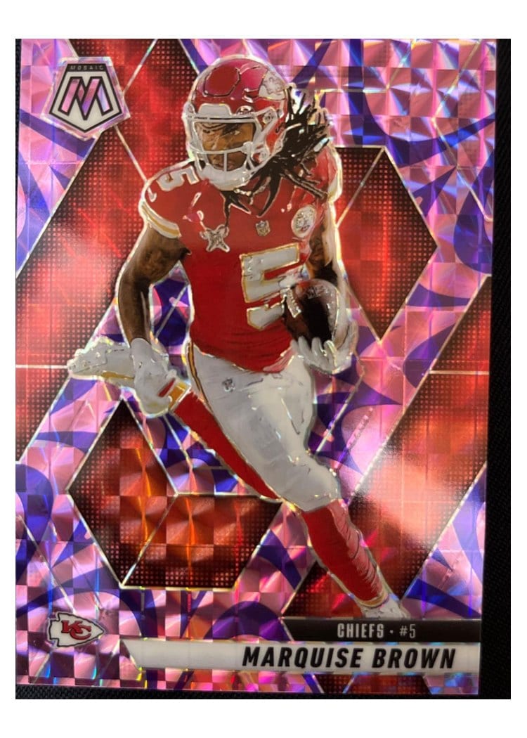 2025 Panini Mosaic Base Set Marquise Brown #73 card