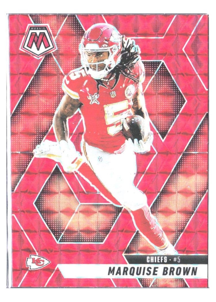 2025 Panini Mosaic Base Set Marquise Brown #73 card
