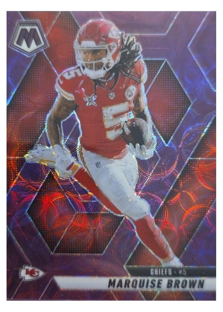 2025 Panini Mosaic Base Set Marquise Brown #73 card