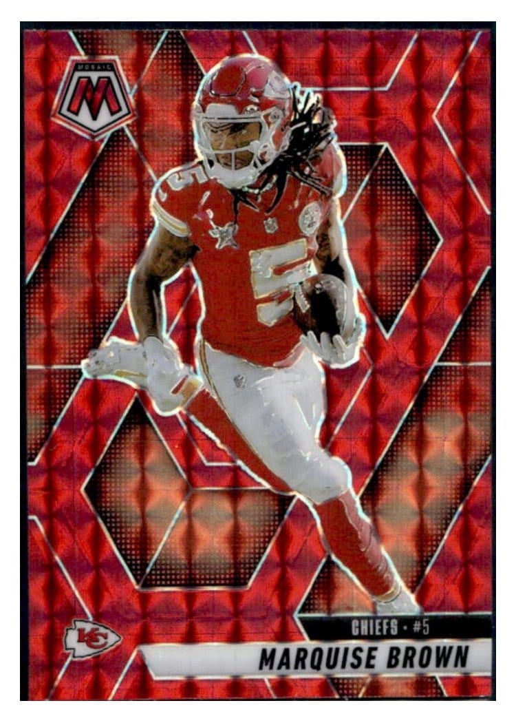 2025 Panini Mosaic Base Set Marquise Brown #73 card