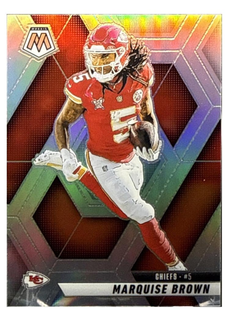2025 Panini Mosaic Base Set Marquise Brown #73 card