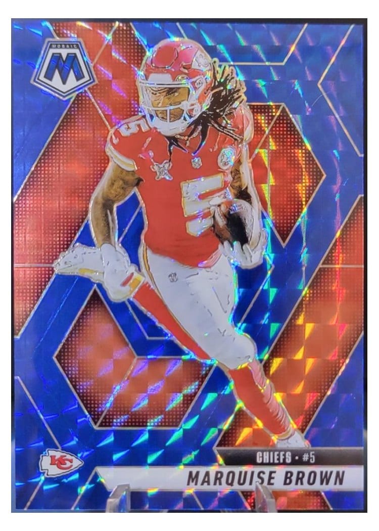 2025 Panini Mosaic Base Set Marquise Brown #73 card