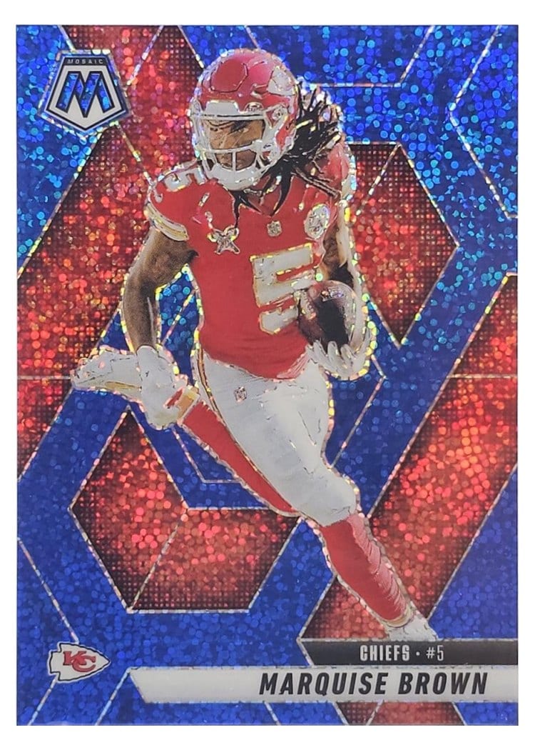 2025 Panini Mosaic Base Set Marquise Brown #73 card