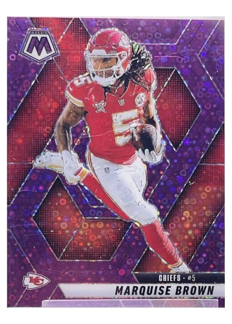 2025 Panini Mosaic Base Set Marquise Brown #73 card
