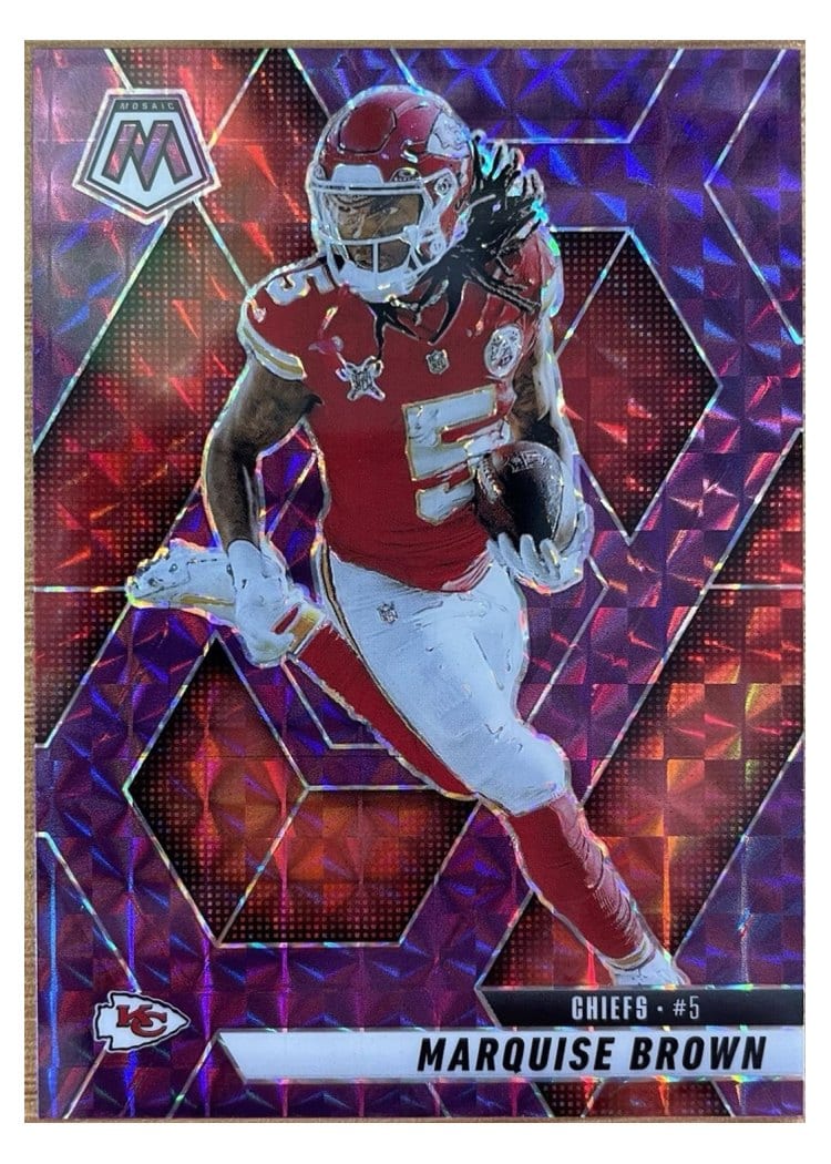 2025 Panini Mosaic Base Set Marquise Brown #73 card