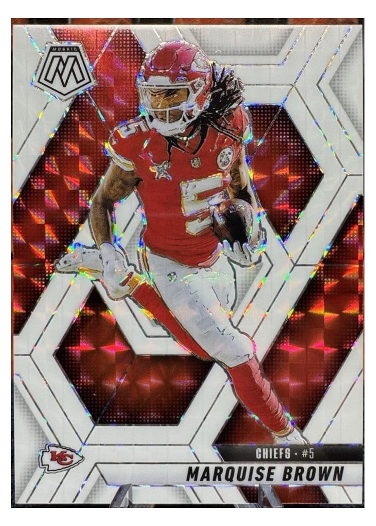 2025 Panini Mosaic Base Set Marquise Brown #73 card