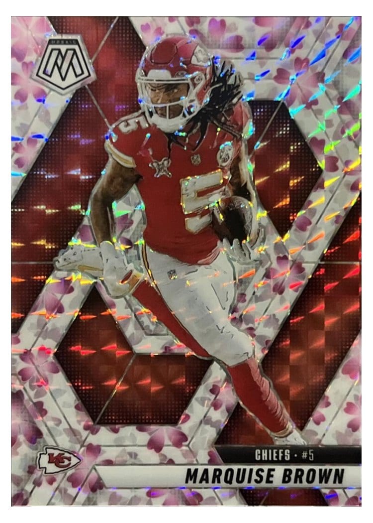 2025 Panini Mosaic Base Set Marquise Brown #73 card