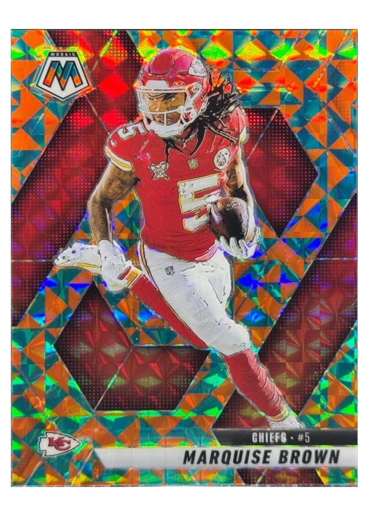 2025 Panini Mosaic Base Set Marquise Brown #73 card