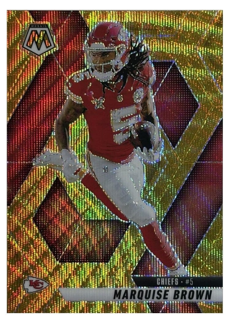 2025 Panini Mosaic Base Set Marquise Brown #73 card