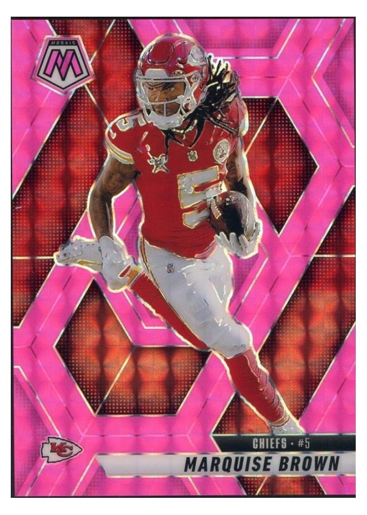 2025 Panini Mosaic Base Set Marquise Brown #73 card