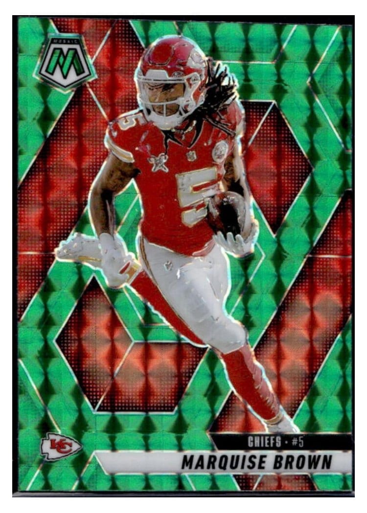2025 Panini Mosaic Base Set Marquise Brown #73 card