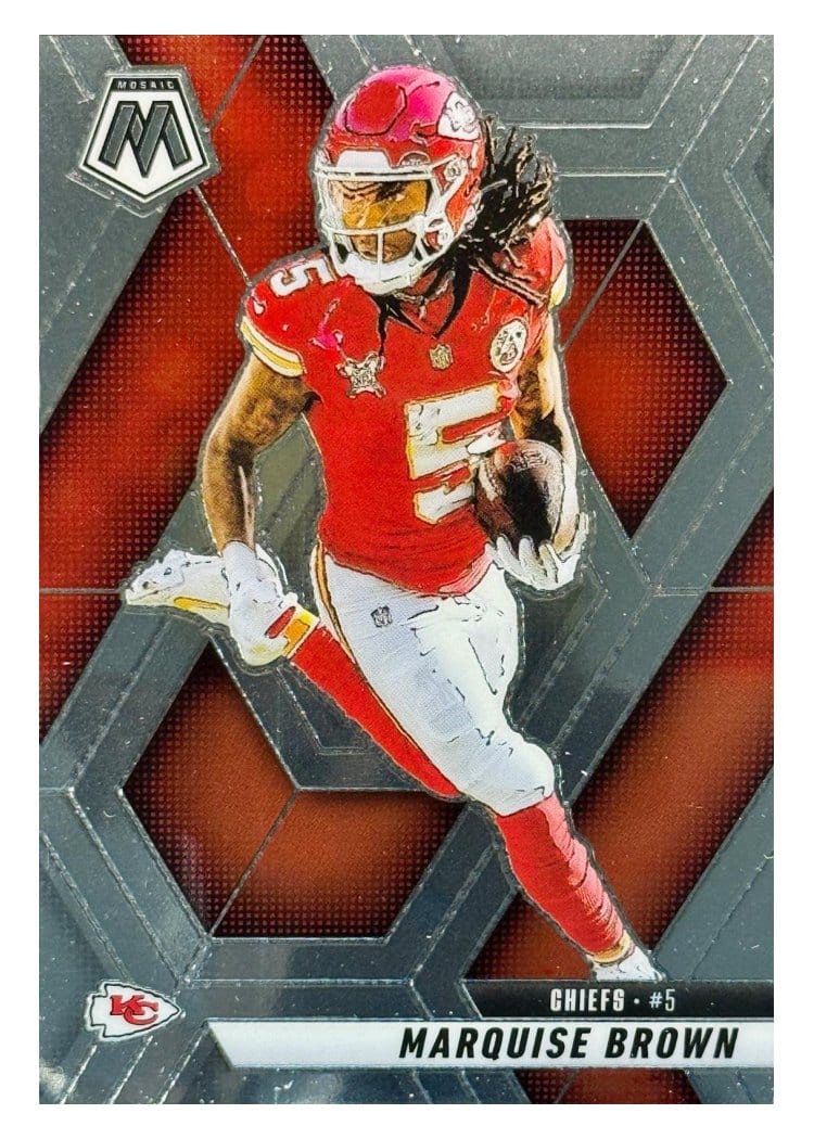 2025 Panini Mosaic Base Set Marquise Brown #73 card