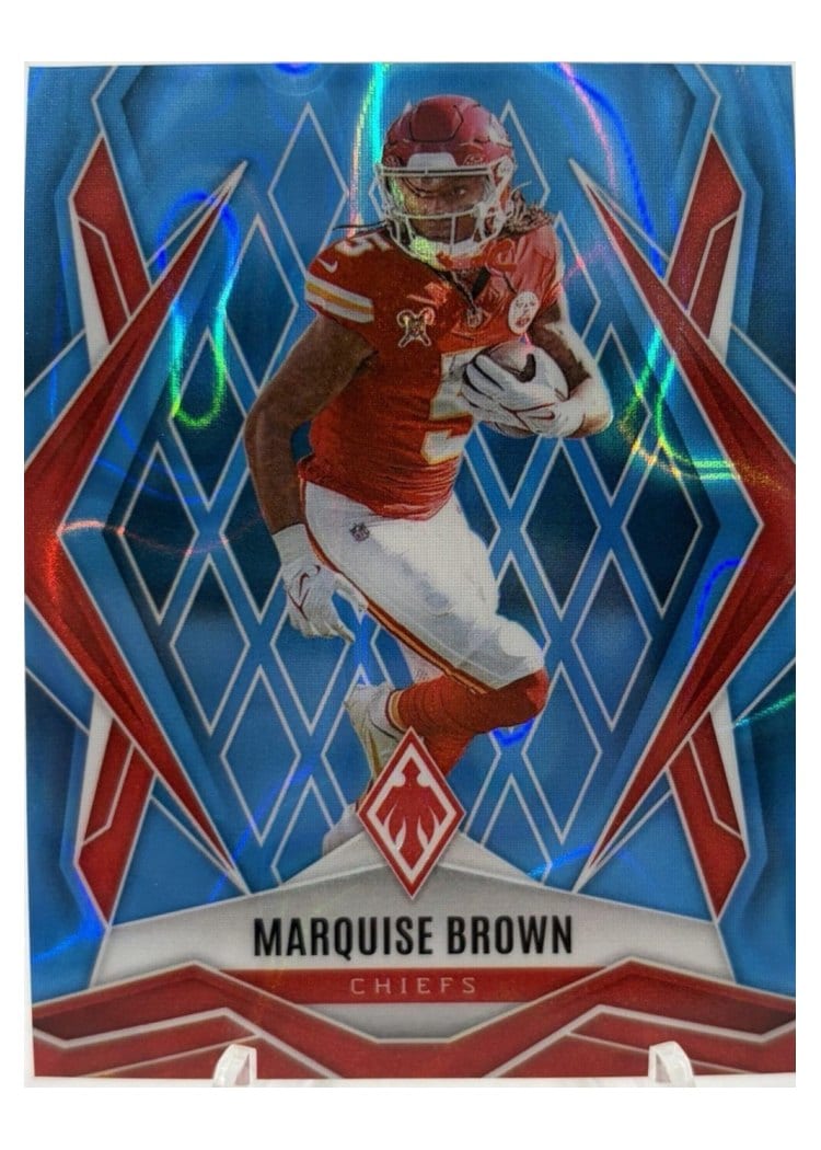 2025 Panini Phoenix Base Set Marquise Brown Light Blue Lava #36 card