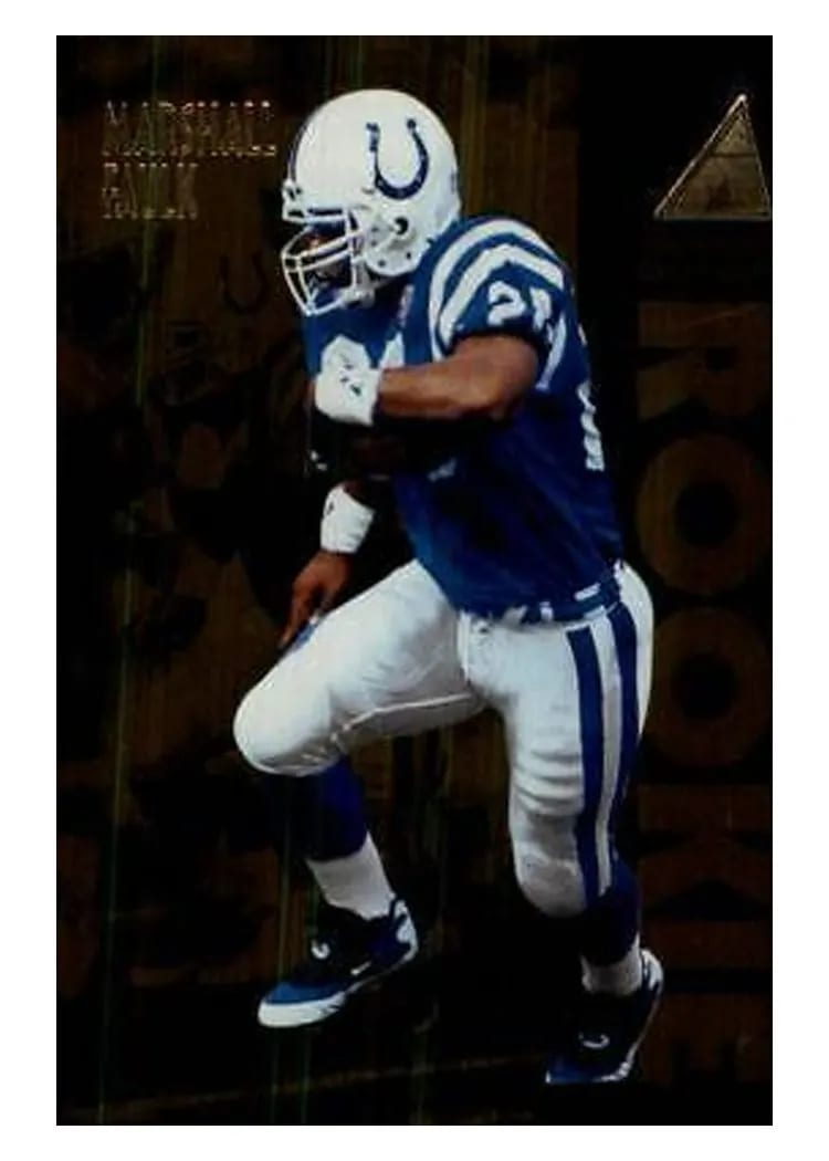 1995 Zenith Marshall Faulk #Z131 card