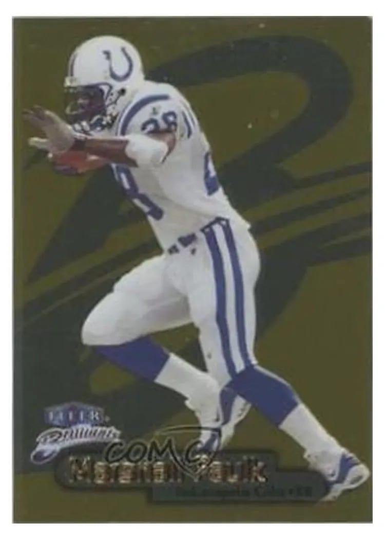 1998 Fleer Brilliants Marshall Faulk #63G card