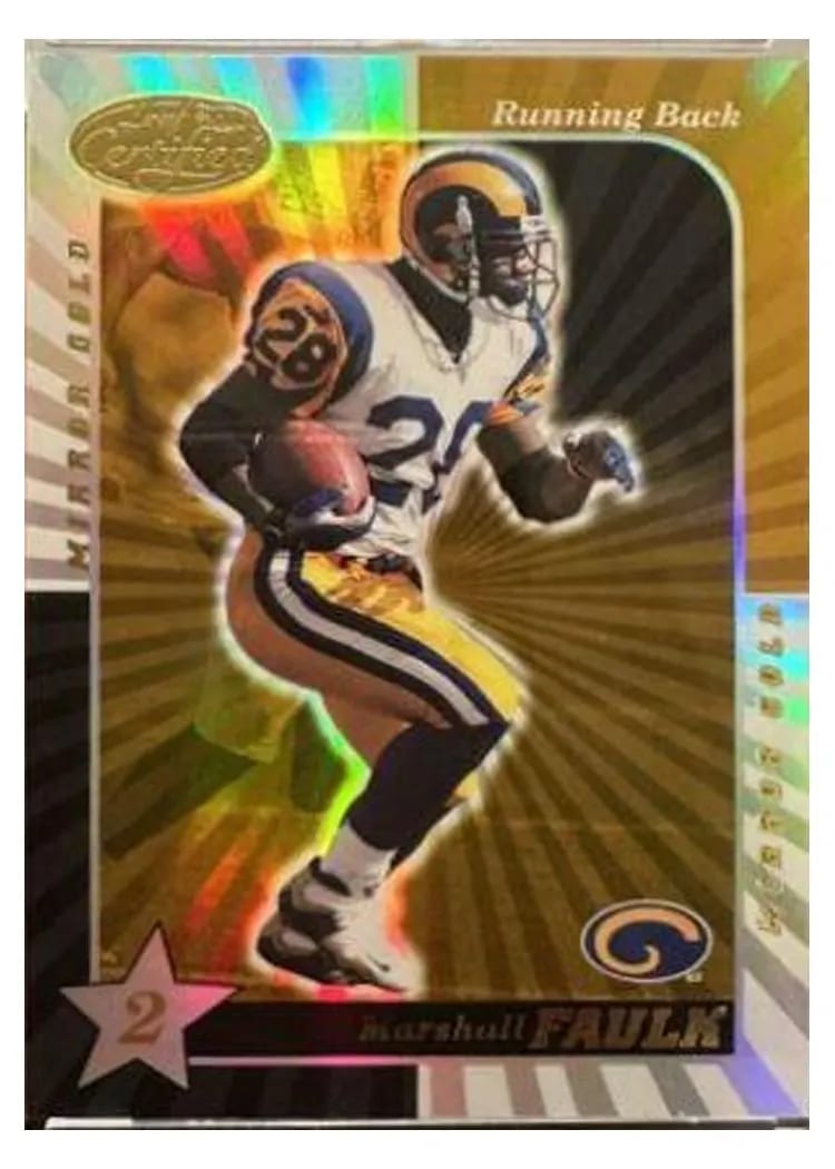 2000 Leaf Certified Marshall Faulk #142 card