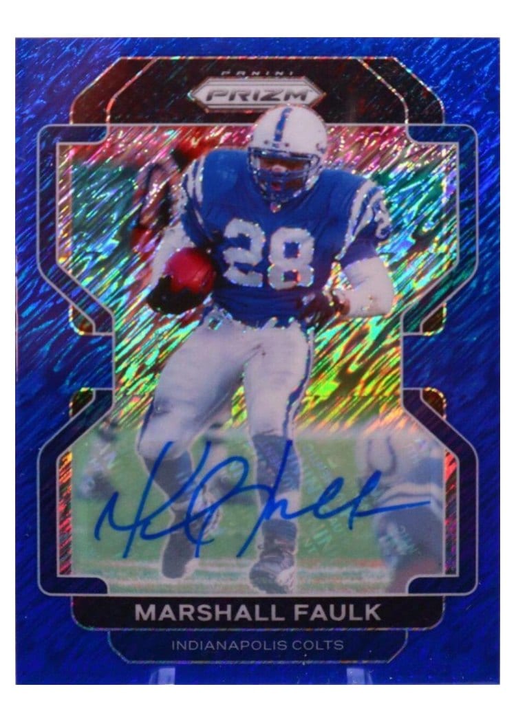 2021 Panini Prizm Base Set Marshall Faulk #31 card