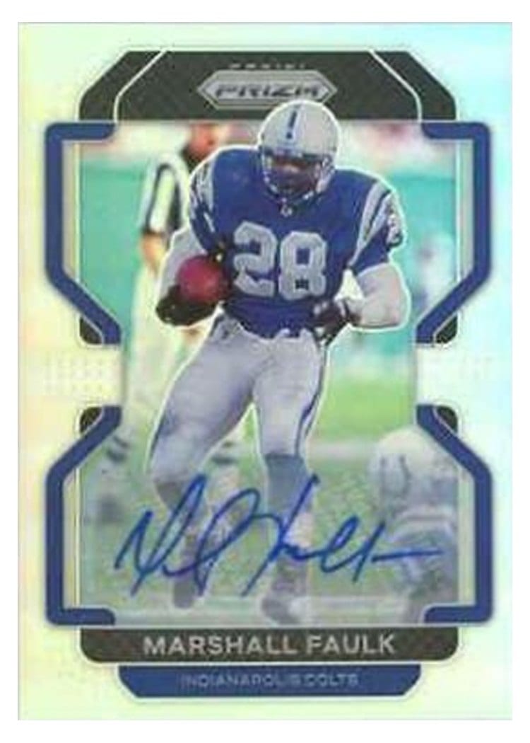 2021 Panini Prizm Base Set Marshall Faulk #31 card