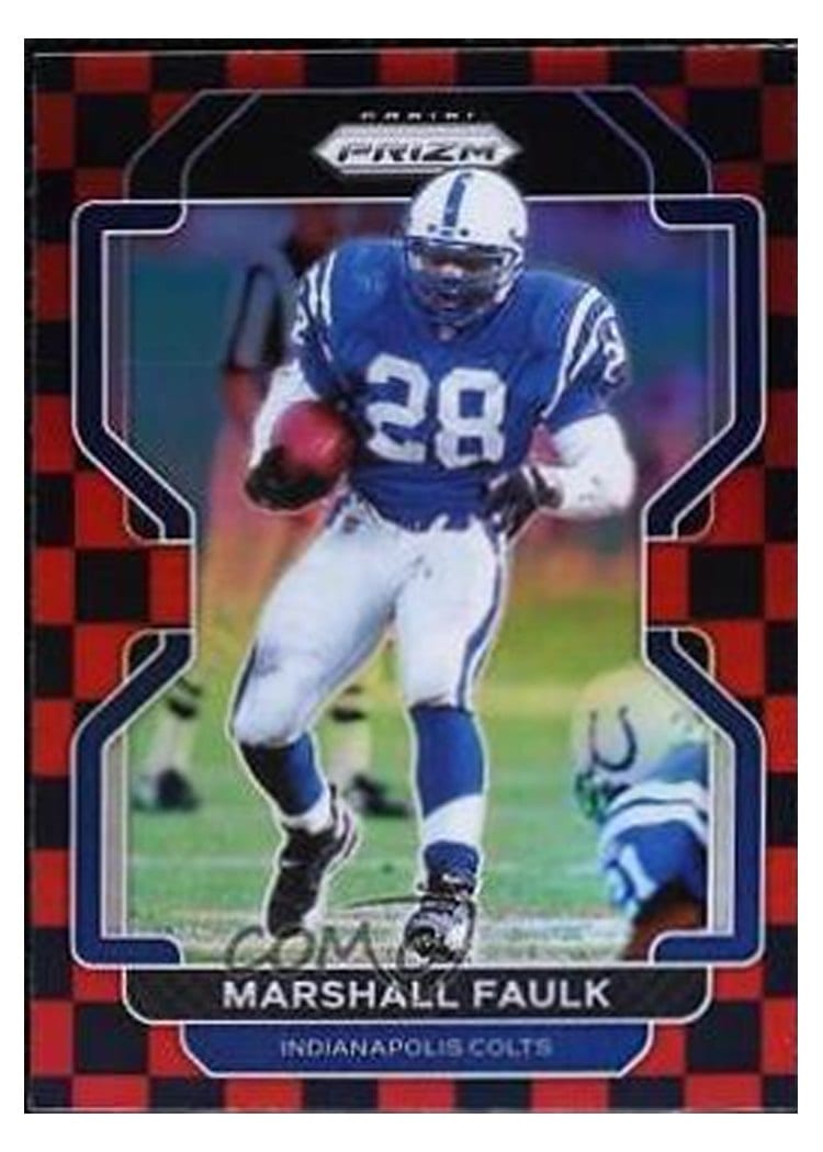 2021 Panini Prizm Base Set Marshall Faulk #31 card