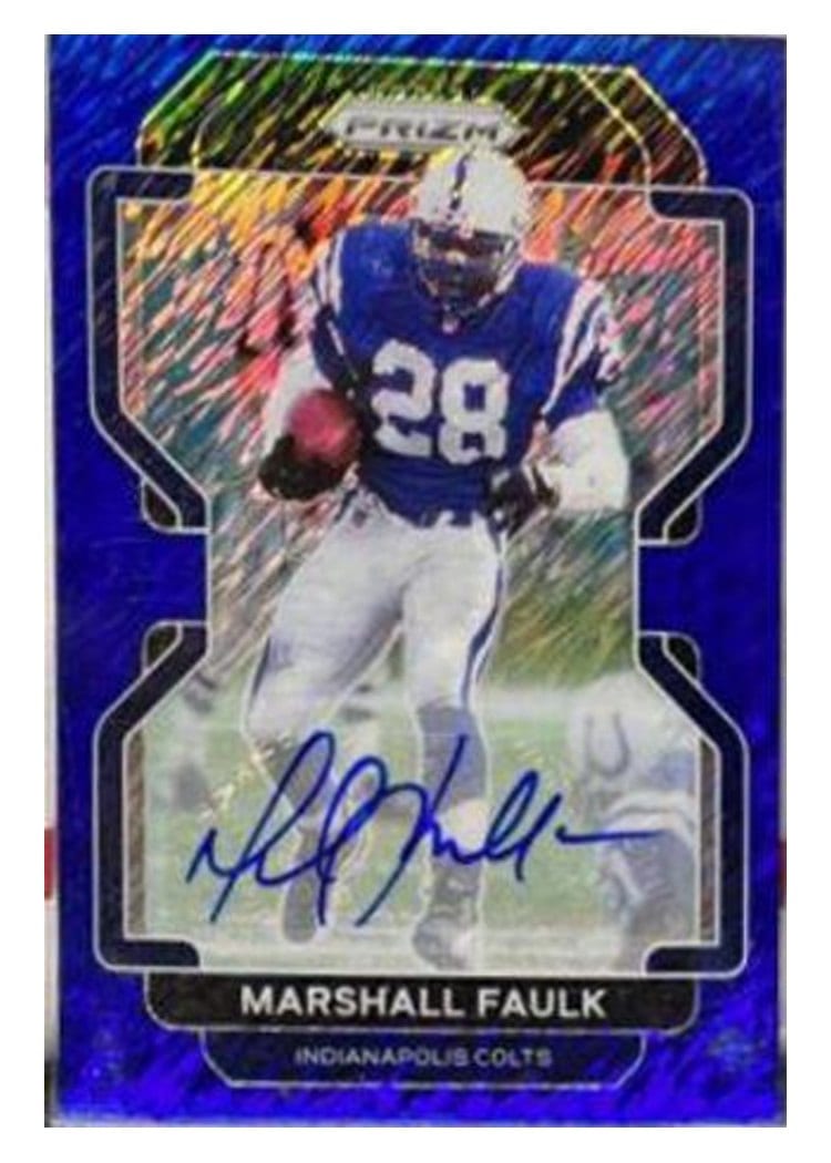 2021 Panini Prizm Base Set Marshall Faulk #31 card