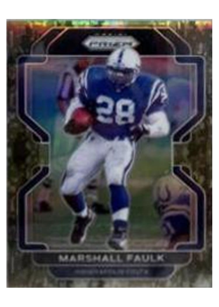2021 Panini Prizm Base Set Marshall Faulk #31 card