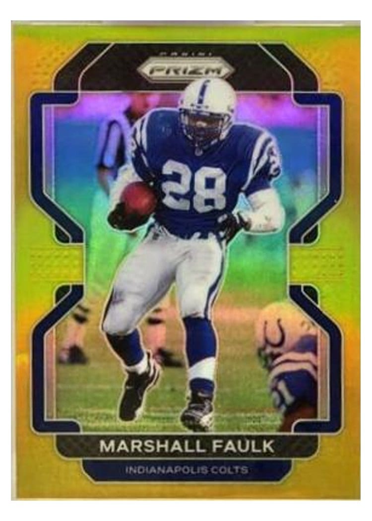 2021 Panini Prizm Base Set Marshall Faulk #31 card