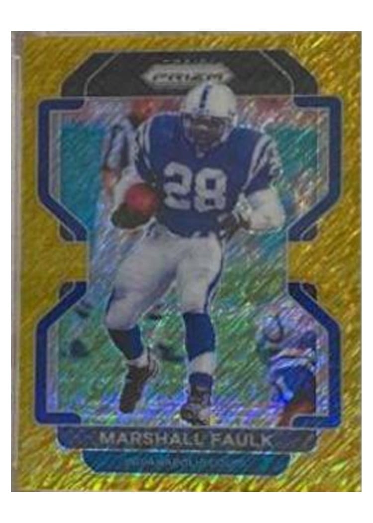 2021 Panini Prizm Base Set Marshall Faulk #31 card