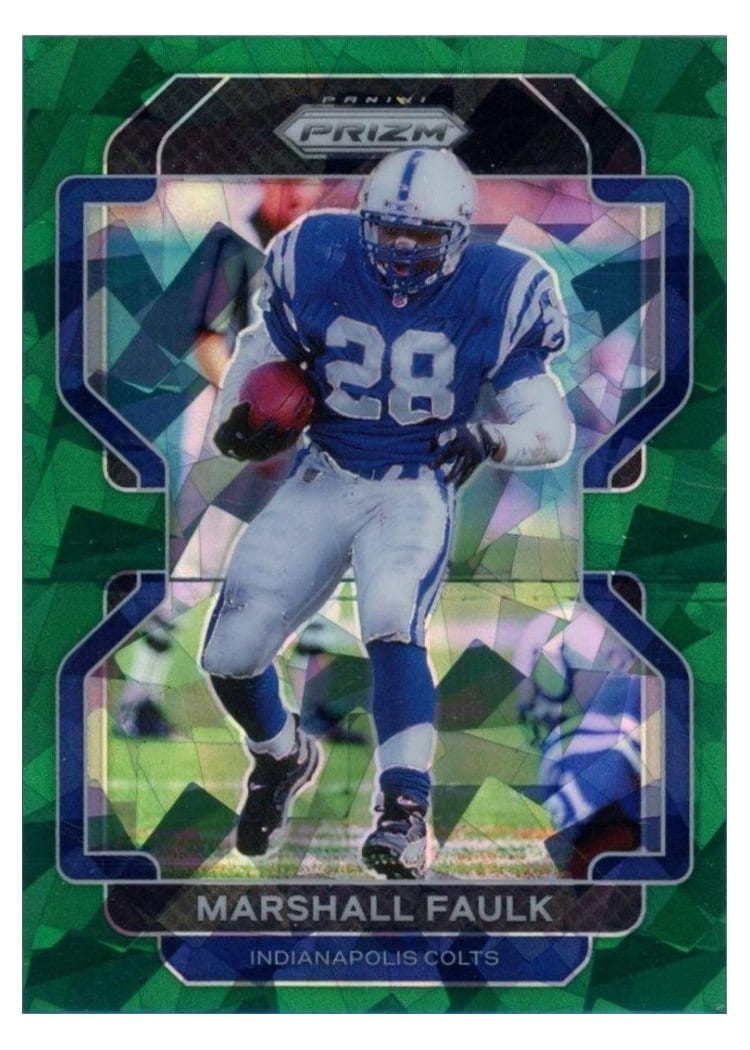 2021 Panini Prizm Base Set Marshall Faulk #31 card