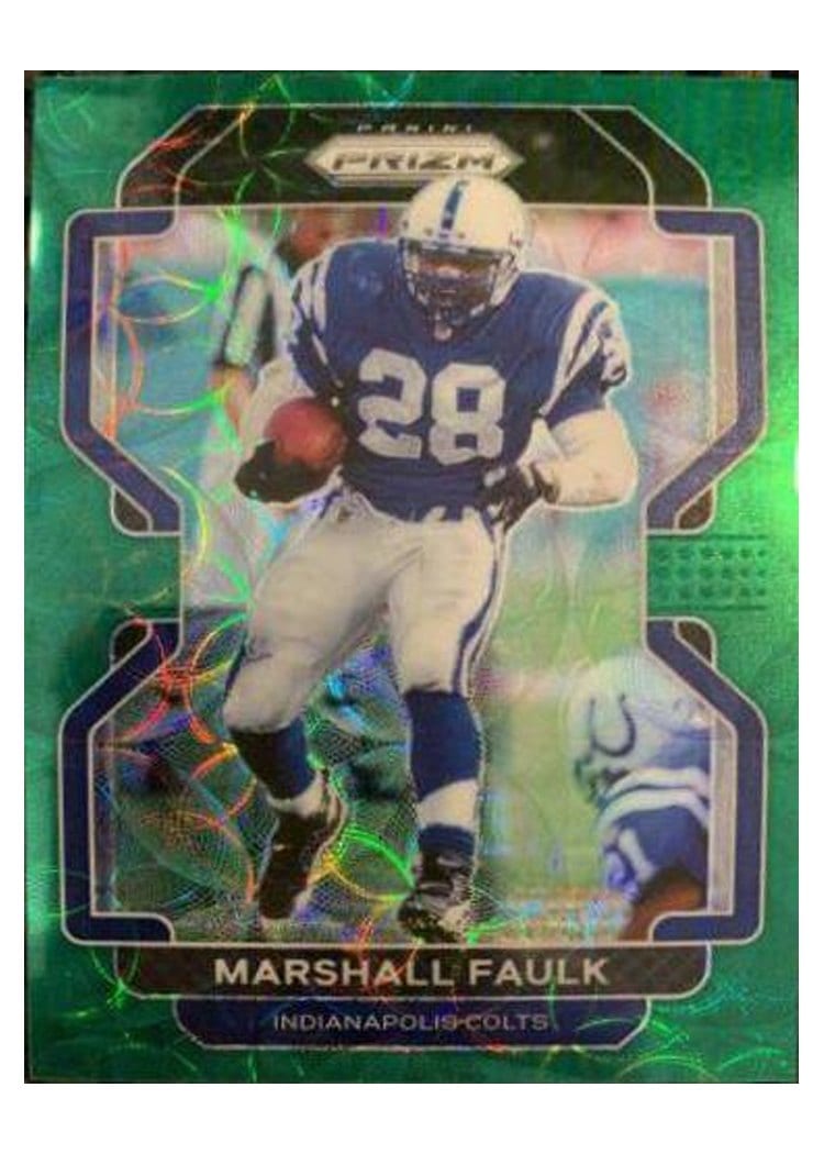 2021 Panini Prizm Base Set Marshall Faulk #31 card