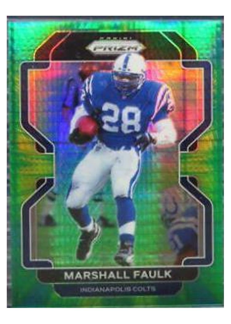 2021 Panini Prizm Base Set Marshall Faulk #31 card