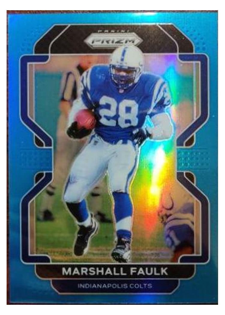 2021 Panini Prizm Base Set Marshall Faulk #31 card