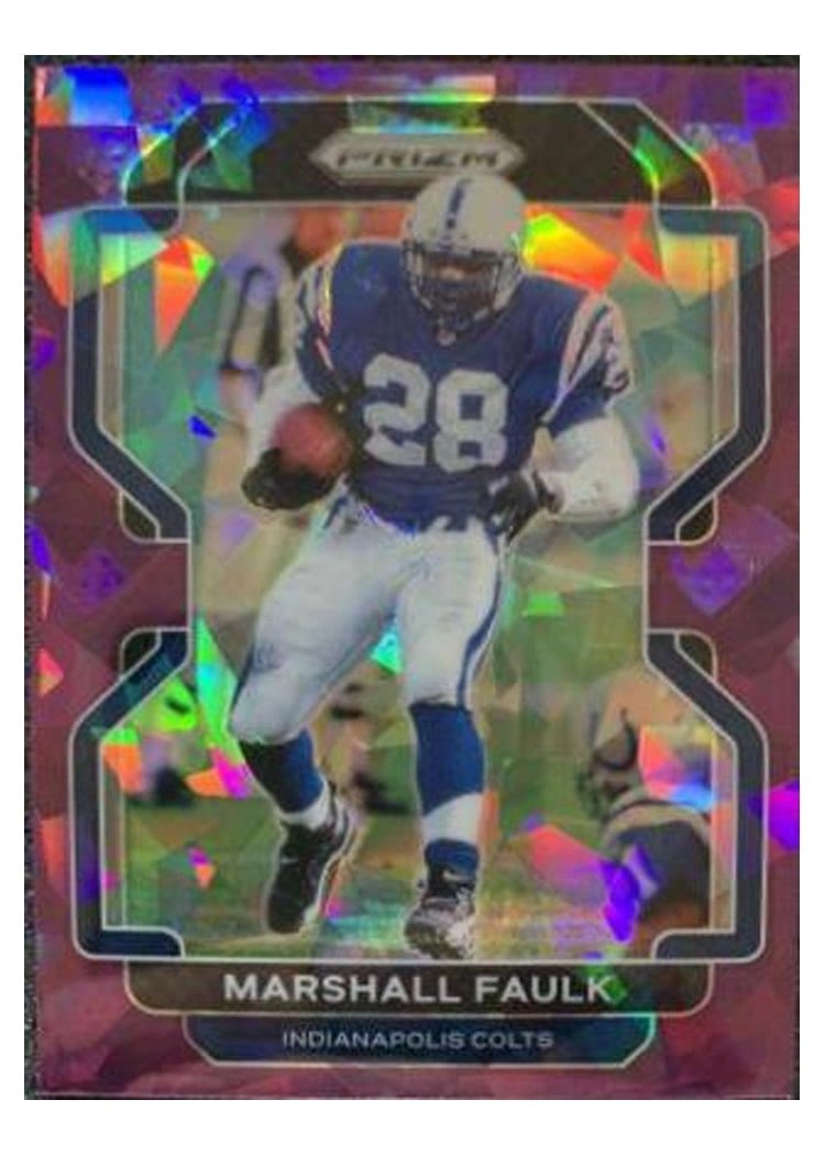 2021 Panini Prizm Base Set Marshall Faulk #31 card