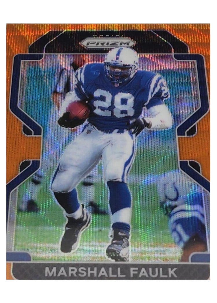2021 Panini Prizm Base Set Marshall Faulk #31 card
