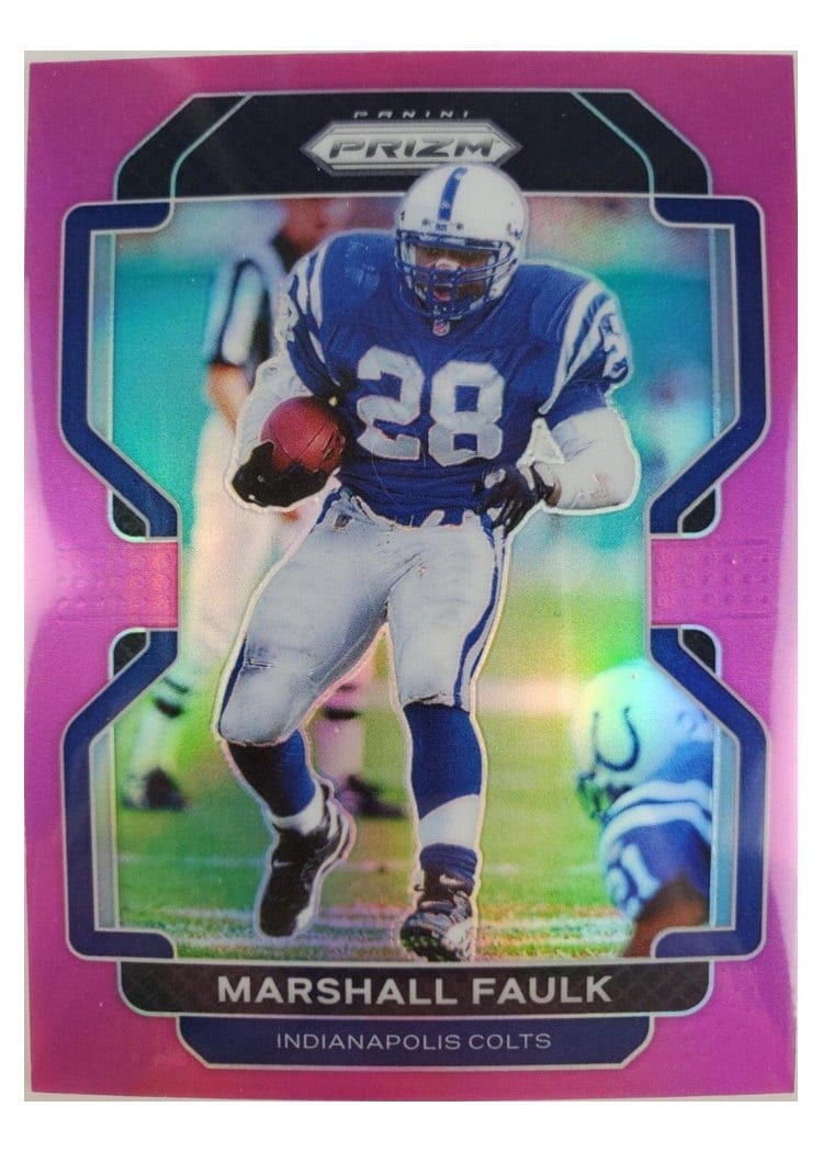 2021 Panini Prizm Base Set Marshall Faulk #31 card