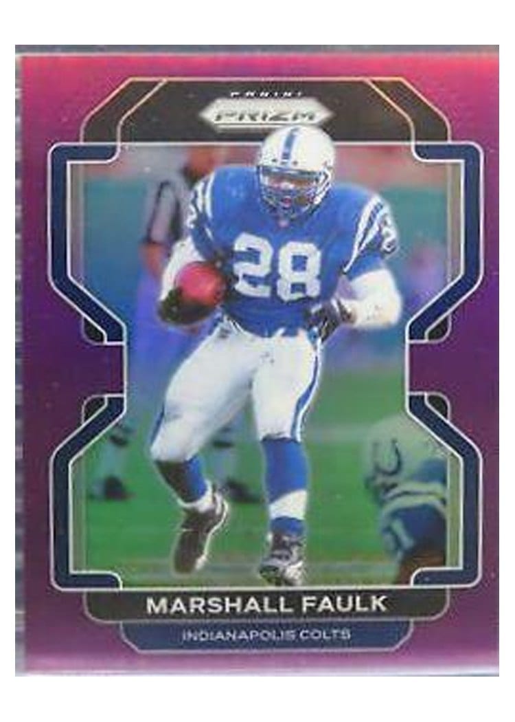 2021 Panini Prizm Base Set Marshall Faulk #31 card
