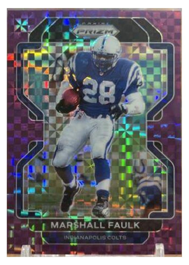 2021 Panini Prizm Base Set Marshall Faulk #31 card