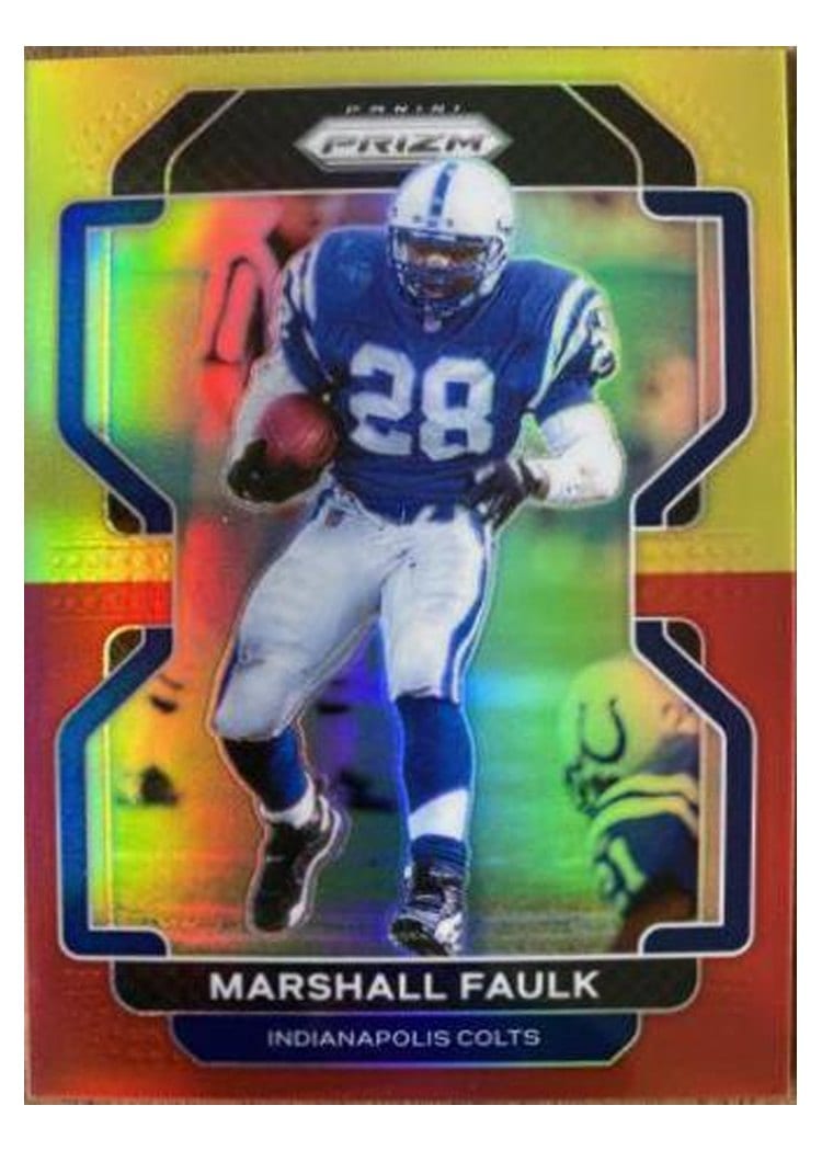2021 Panini Prizm Base Set Marshall Faulk #31 card