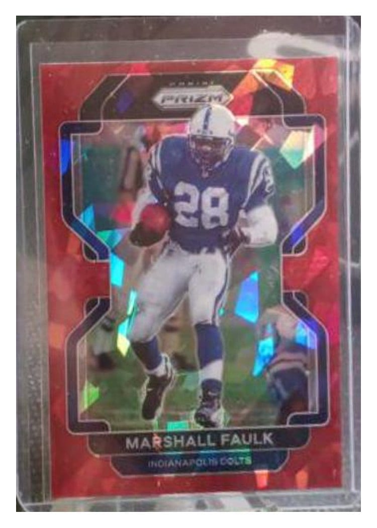2021 Panini Prizm Base Set Marshall Faulk #31 card
