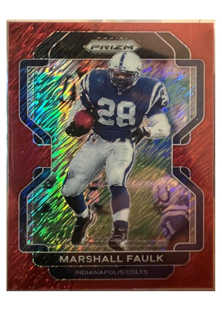 2021 Panini Prizm Base Set Marshall Faulk #31 card